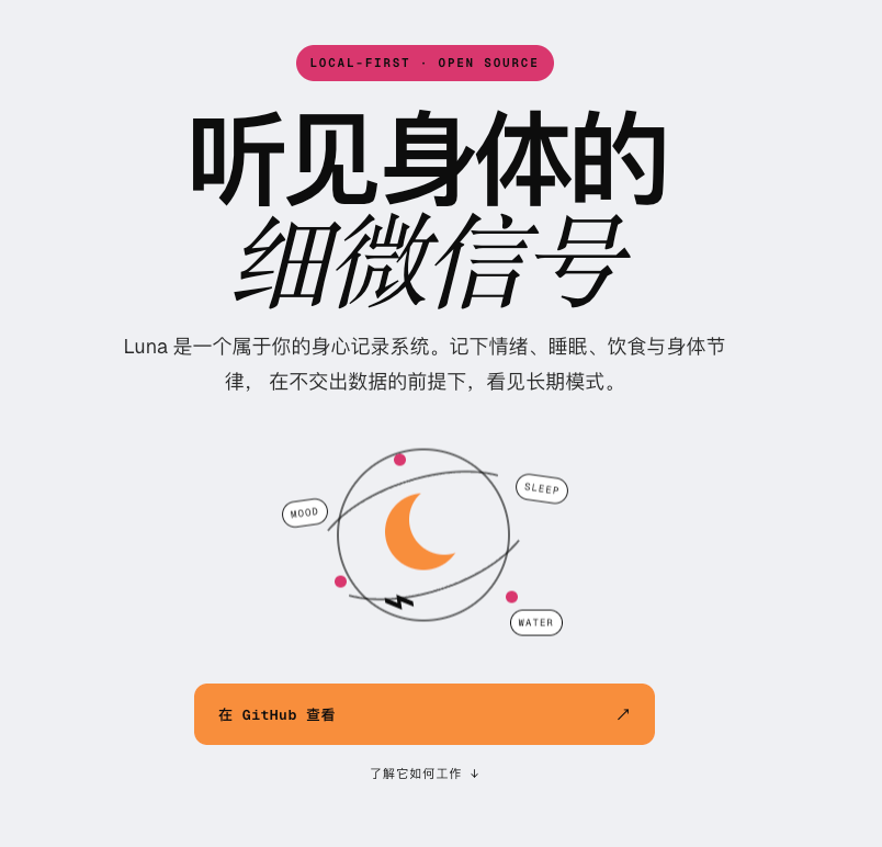女性身体节律 / Luna Body Tracker